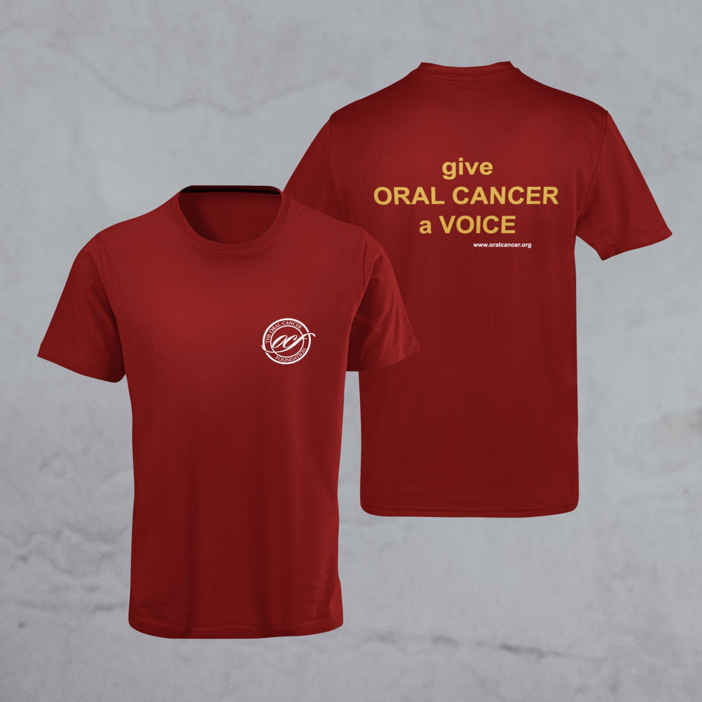Unisex Give Oral Cancer A Voice T-Shirt
