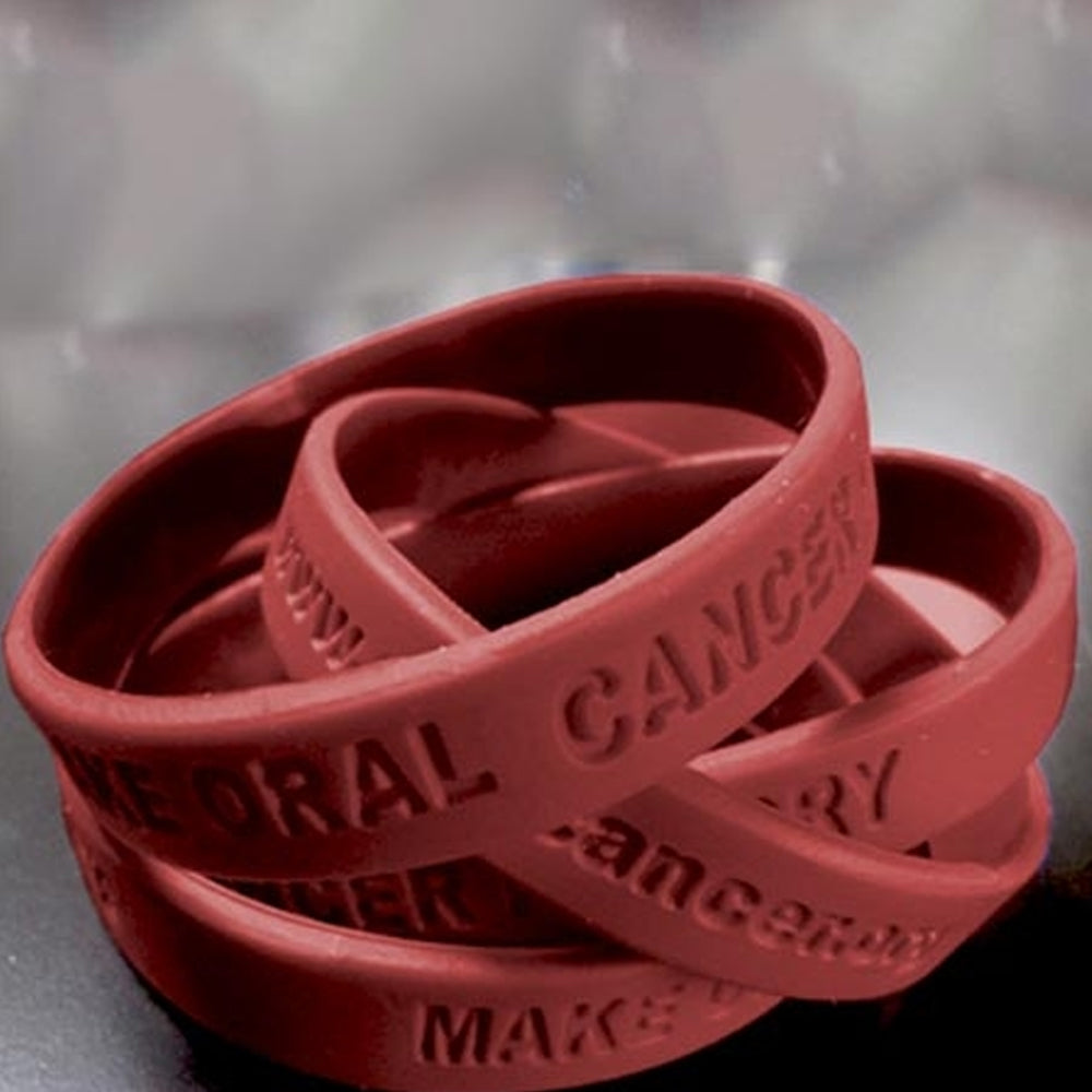 Oral Cancer Awareness Wristbands